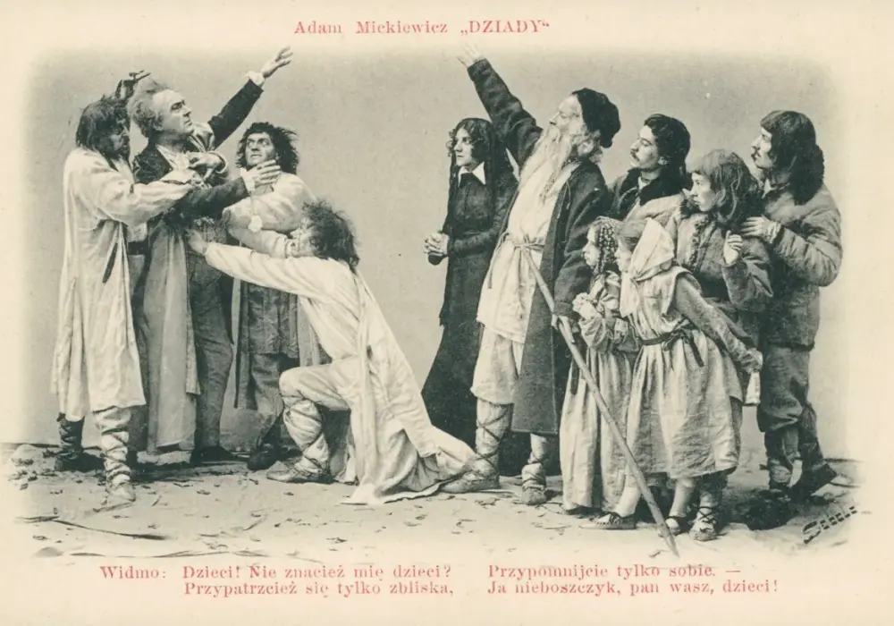 Dziady Mickiewicza - obrzęd, dramat, scena. Poznaj ich sens.