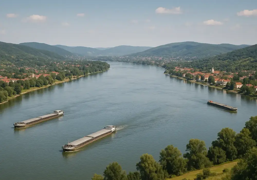 Miasta nad Dunajem - Znaczenie i podział na odcinki rzeki