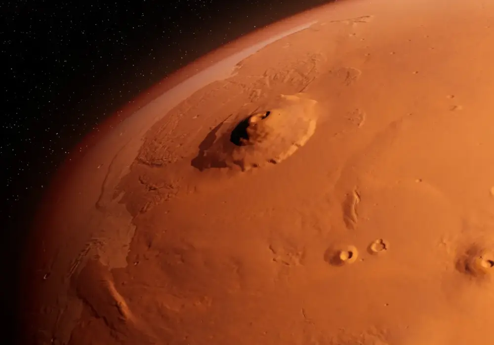 Olympus Mons - Dlaczego to największy wulkan Marsa?