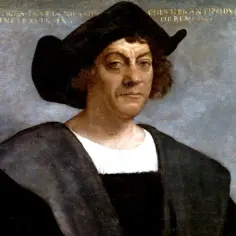Portret Krzysztofa Kolumba, który jako pierwszy odkrył San Salvador.