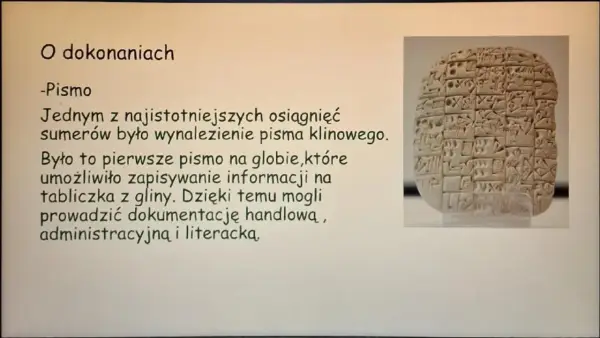 Wynalazki Sumerów: Jak ukształtowali nasz świat?