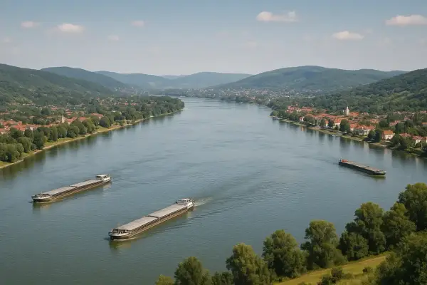 Miasta nad Dunajem - Znaczenie i podział na odcinki rzeki